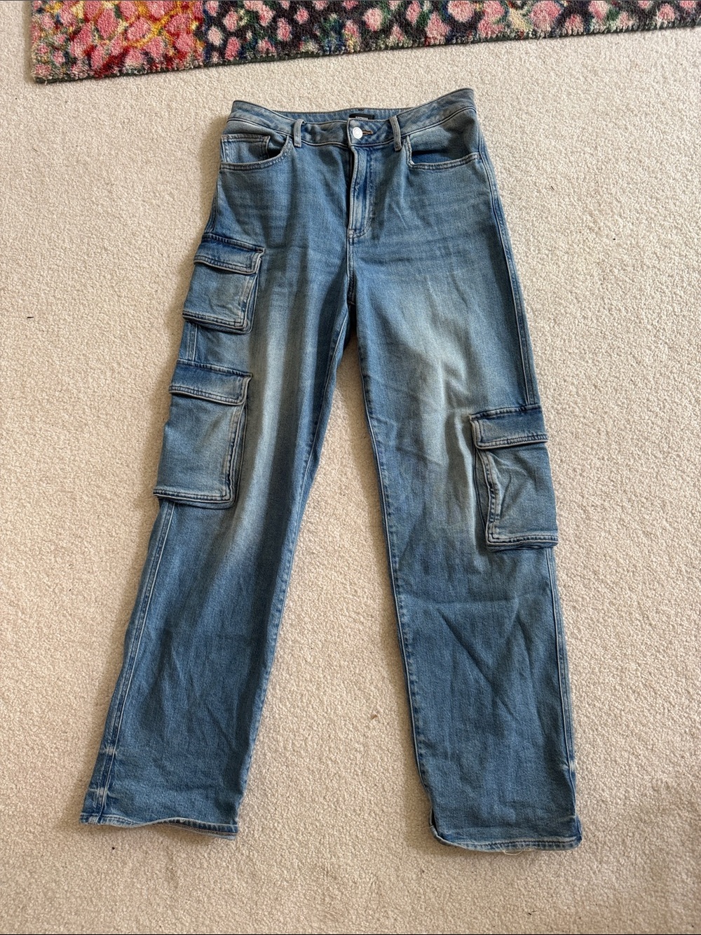 Express Relaxed Straight Leg Carpenter Jeans